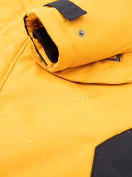 Куртка зимняя для мальчика Nikastyle 4з3321 горчичный рукав