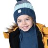 Комплект шапка и манишка для мальчика Nikastyle 12з7922 атлантик-бирюза (1)