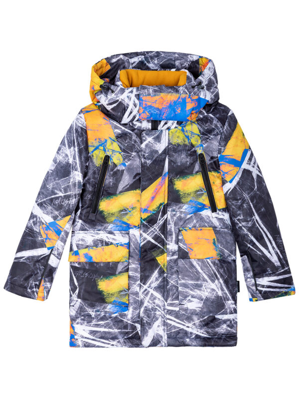 Куртка зимняя для мальчика Nikastyle 4з4722 графит (4)