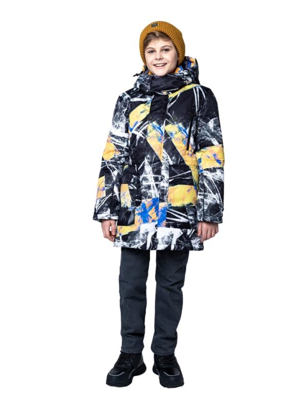 Куртка зимняя для мальчика Nikastyle 4з4722 графит (1)