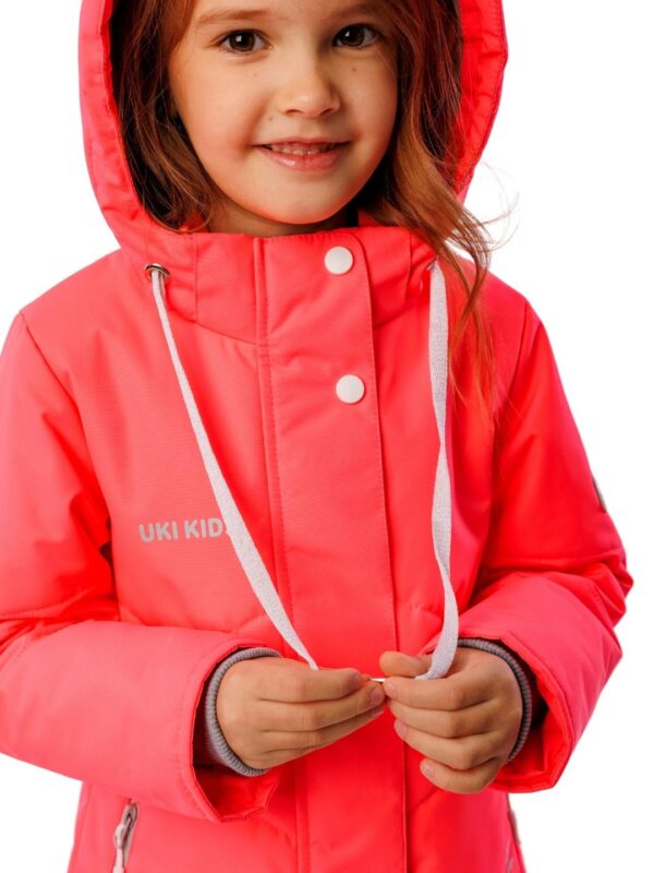 Куртка демисезонная для девочки UKI kids ХЭЙЗИ розовый (7)