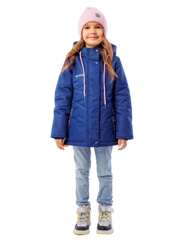Куртка демисезонная для девочки UKI kids ХЭЙЗИ темно-синий (1)