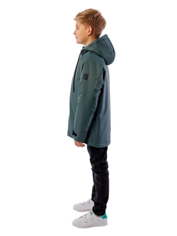 Куртка демисезонная для мальчика Potomok by UKI kids Лок темно-зеленый (2)