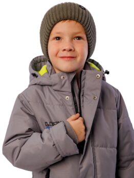 Куртка демисезонная для мальчика UKI kids МЭЙЗ серый (5)
