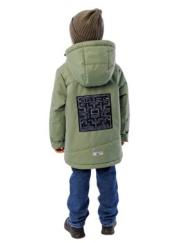 Куртка демисезонная для мальчика UKI kids МЭЙЗ хаки (4)